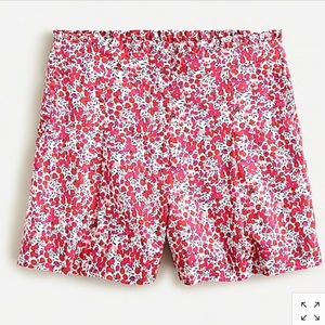 J Crew Ruffle shorts in Liberty Wiltshire print